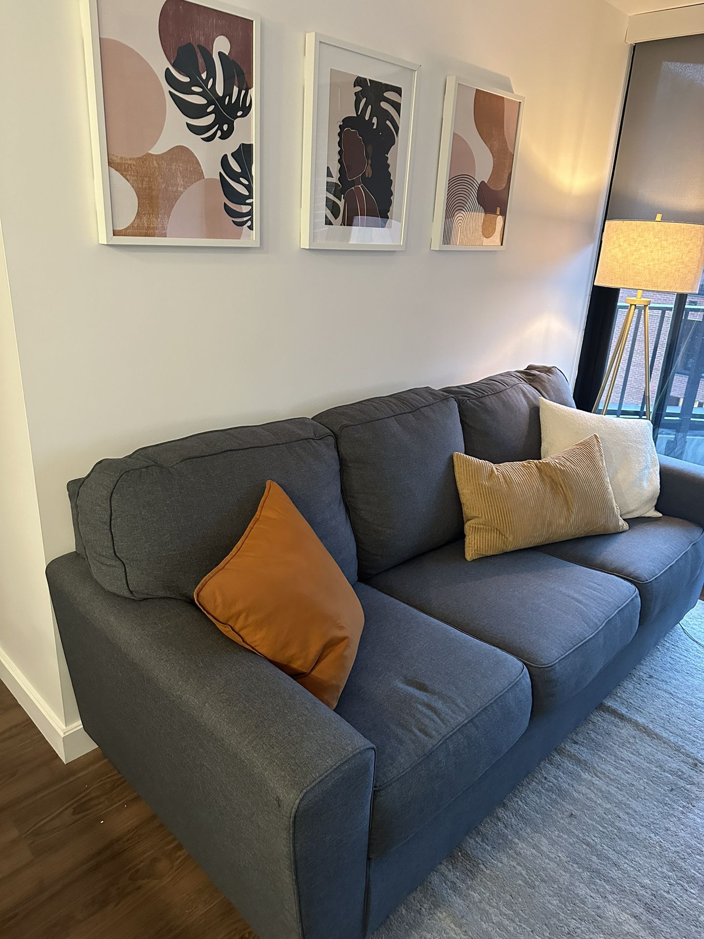 Grey 3-seater Sofa