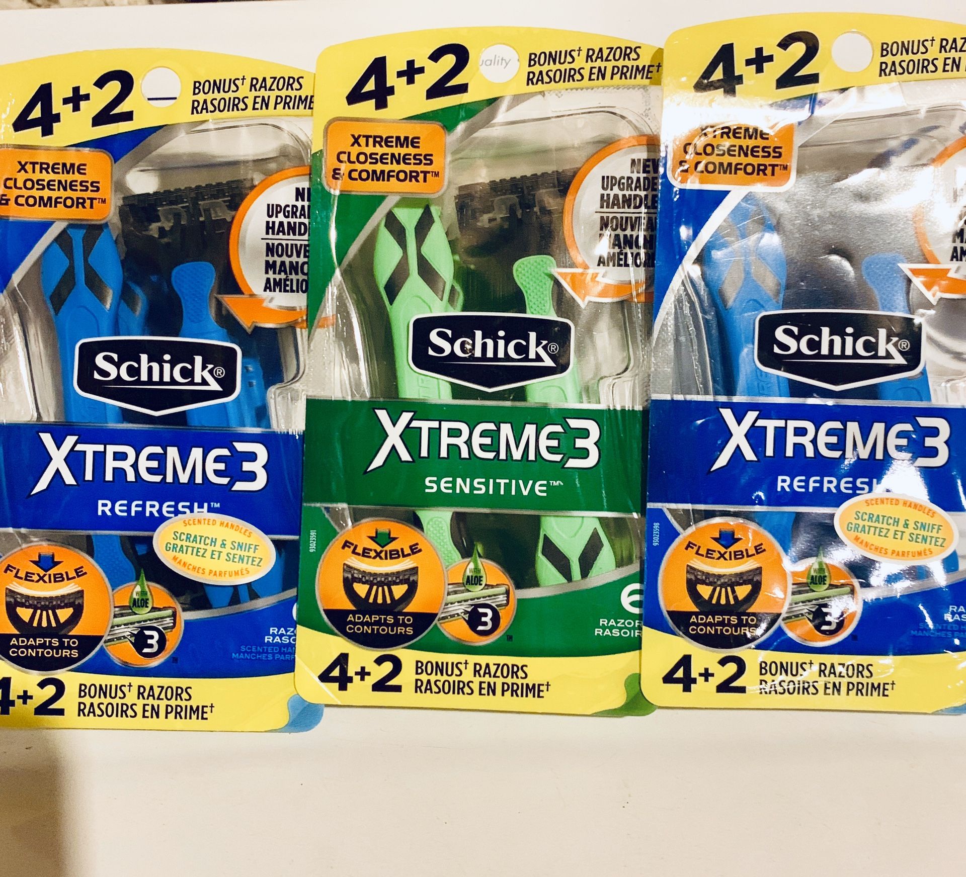 SCHICK EXTREME BONUS PACK RAZORS💥