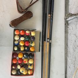 Billiard/Pool Stick,  Ball Set, & Accessories 