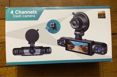 4 Channels Dash Camera Full HD 1080