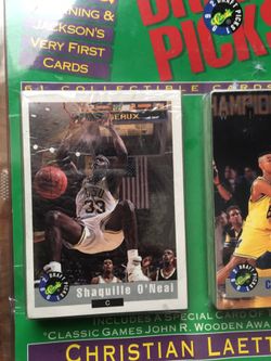 Shaquille O'Neal very first card