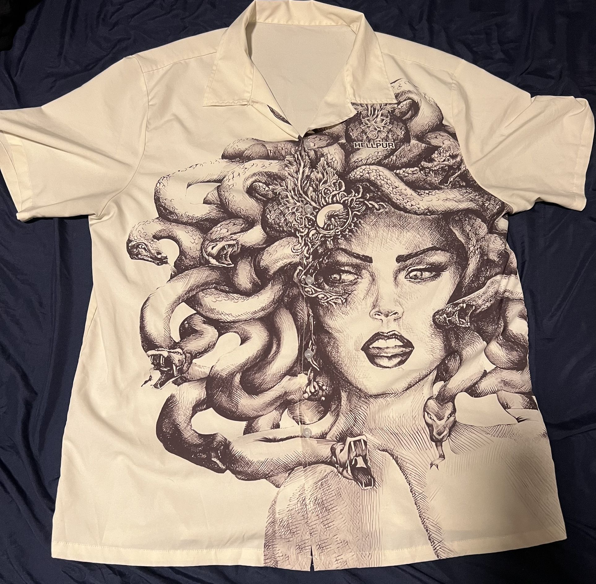 Graphic Button Up tee