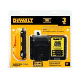 DeWalt 20v charger and 3ah battery NIB