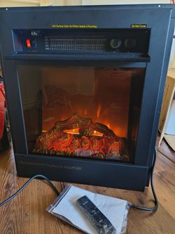 Electric Fireplace With Controller 