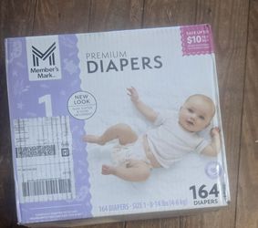 Size One Baby Diapers Big Box