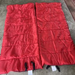 2 Sleeping Bags For Camping - 72”x30”