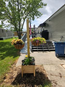 Beautiful Cedar flower box