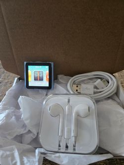 Apple iPod 6th Generation 8gb With New Battery Installed And New Accessories