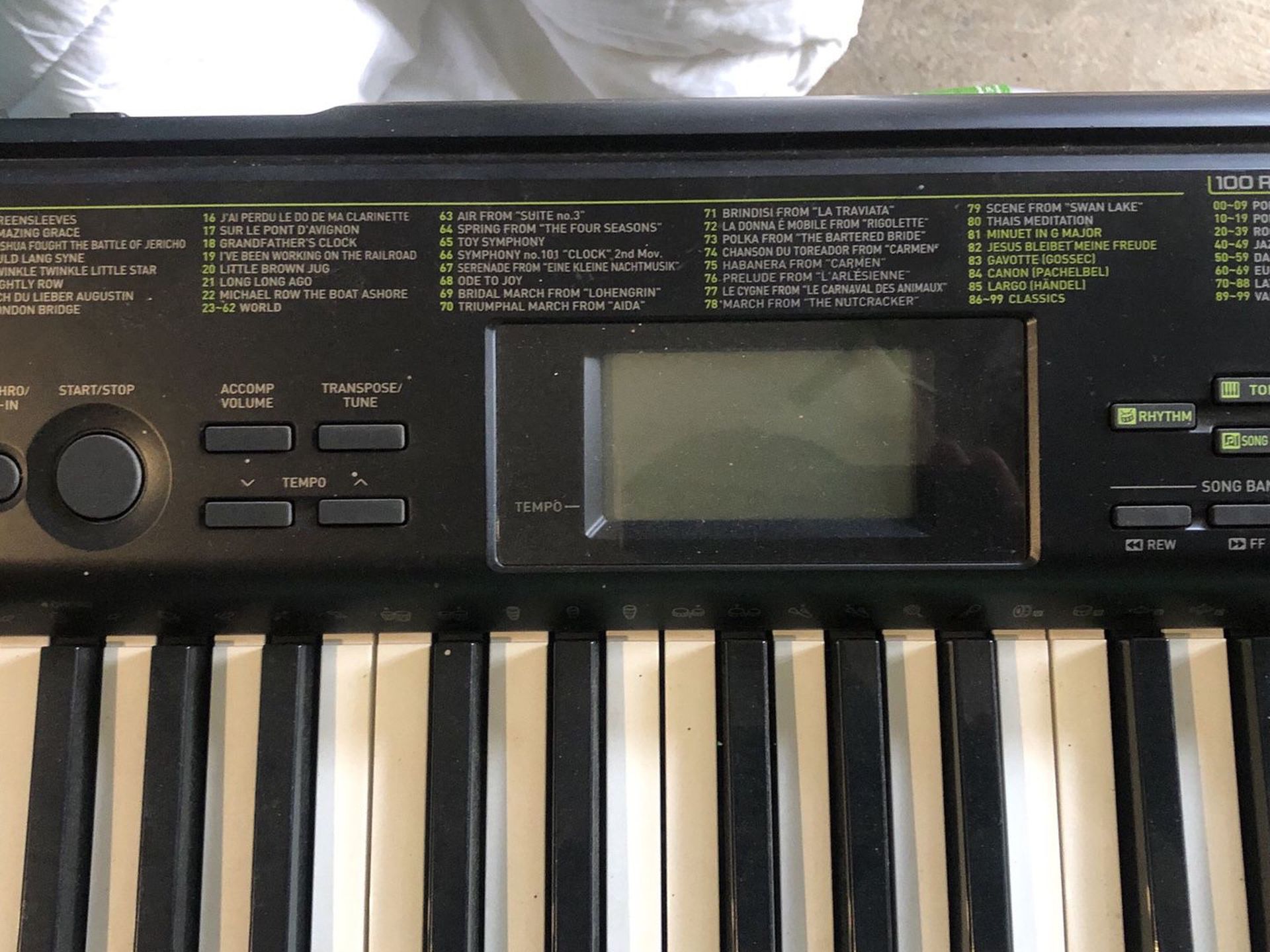 Casio Ctk1100 Piano Keyboard Like New