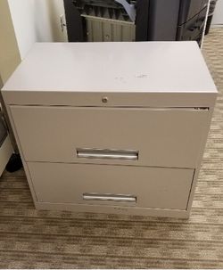 Executive Office Furniture 2 Drawer Filing Cabinet.
