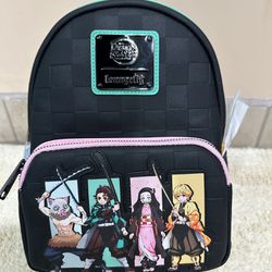 Loungefly Demon Slayer Heroes Group Mini Backpack (BRAND NEW)