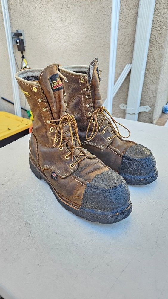 Mens Thorogood Work Boots Size 11 EE 