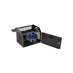 New biosp 12-Device Portable Charging Station with Lock for Tablets, iPads, Chromebooks, Locking Laptop Storage Box, Lockable Cabinet with Cable Manag