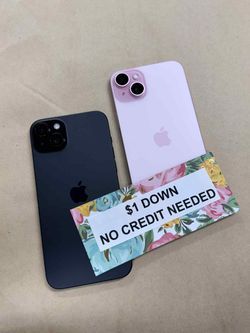 📱Apple iPhone 15 5G – Starts at $449 with $1 Down!