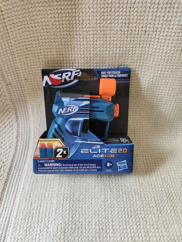 Nerf Elite 2.0 Ace SD-1 Blaster with 2 Official Nerf Darts – Hasbro