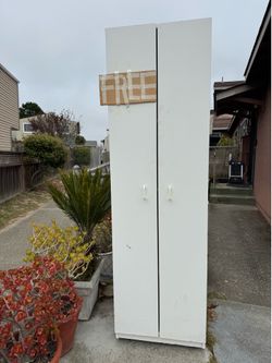 FREE IKEA white cabinet on wheels