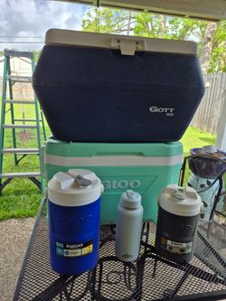 Nice Used Two Igloo Ice Coolers.