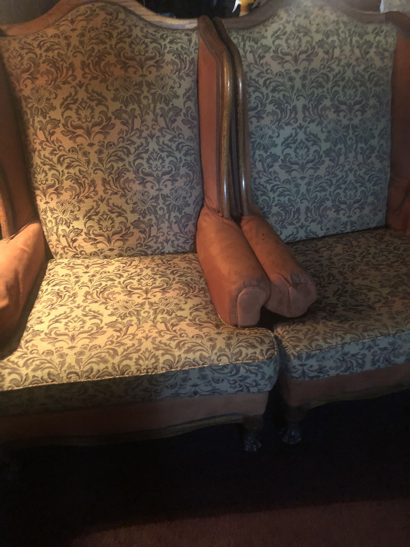 Claw Foot Chairs Set