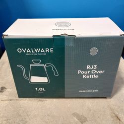 $15 - NEW - Ovalware RJ3 Pour Over Kettle - 1.0L
