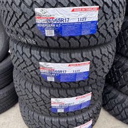265/65R17 ATLANDER AT A SET OF FOUR NEW TIRES