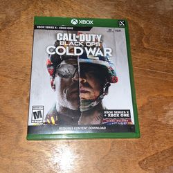 Call of Duty Black ops COLD WAR xbox
