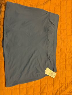 Blue bathing suit skirt cover with Tags
