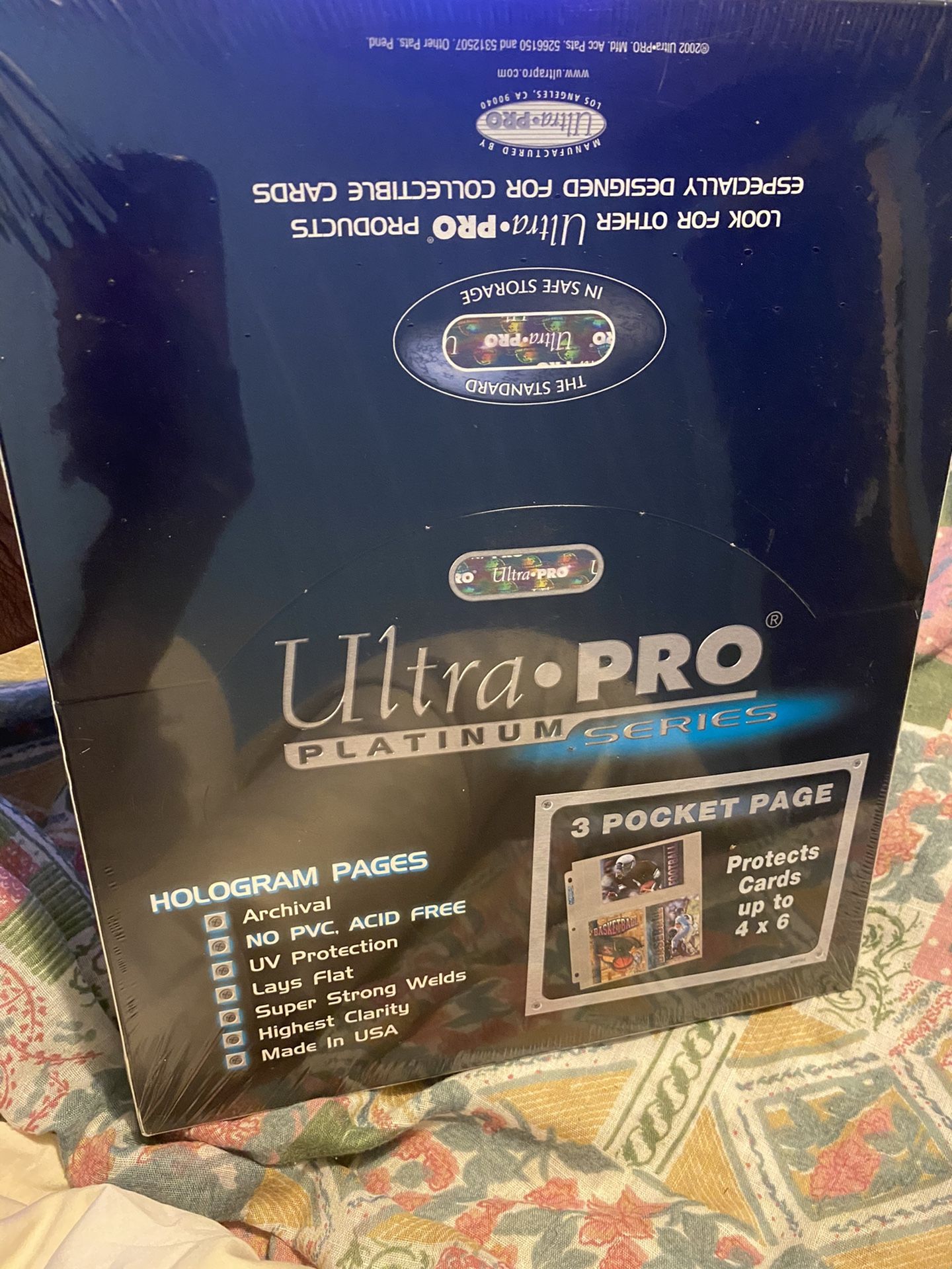 Ultra-Pro 3-Pocket Pages (4X6) - 100 Pages 