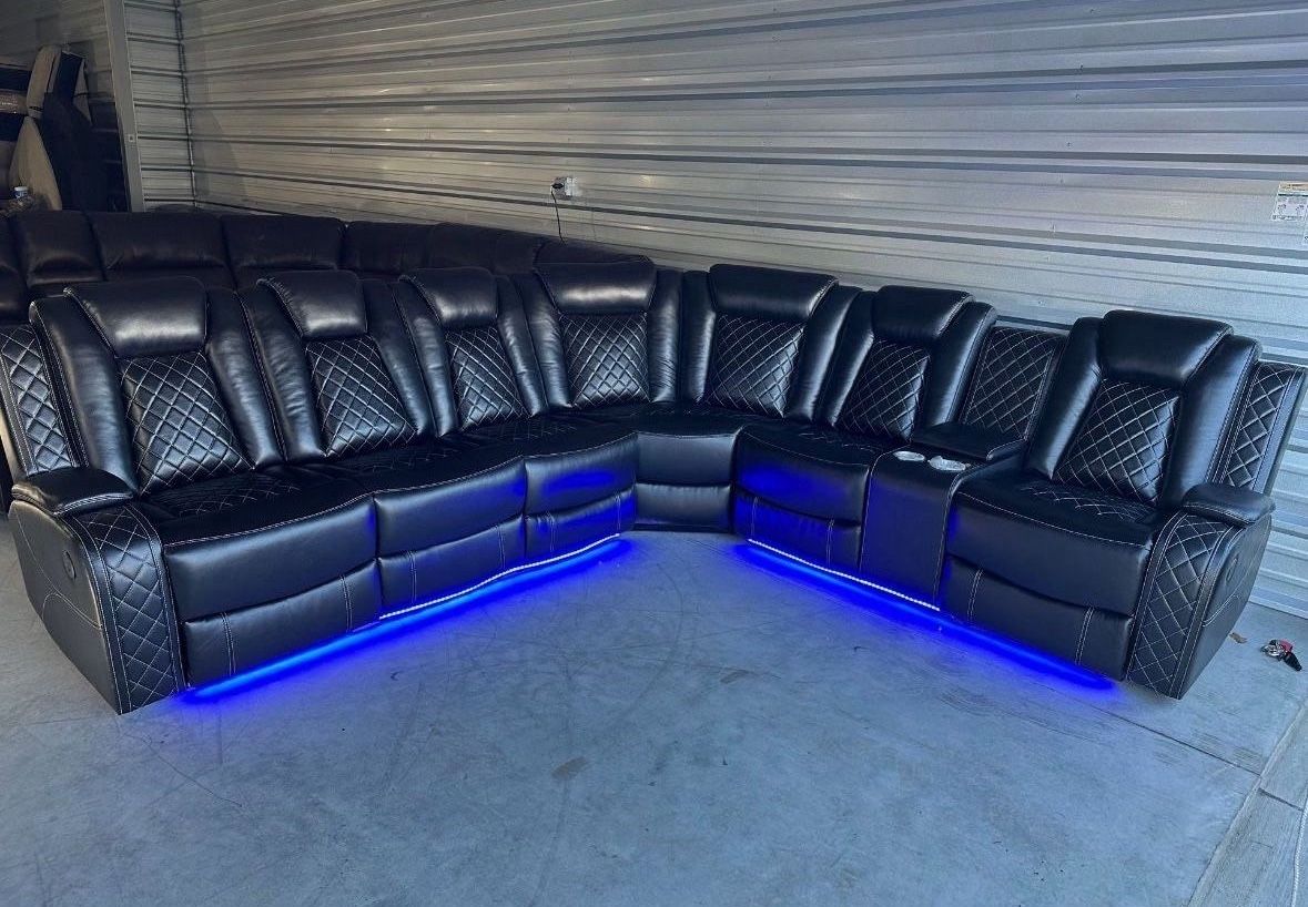 Brand New Power Reclining Sectional Couch