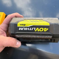 Ryobi 4ah 40v Lithium Battery