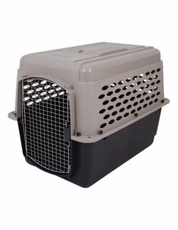 Petmate Vari Dog Kennel, Carrier for Large Dogs, 40in, Taupe and Black