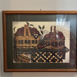 Large Apple Art Picture