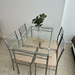 Dining Table Set - Sits 4