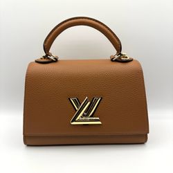 AUTHENTIC LOUIS VUITTON Twist One Handle PM (Caramel)