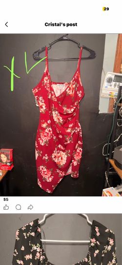 Burgandy short dress