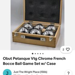 French Metal Ball Game