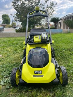 RYOBI
40V HP Brushless 20 in.
Cordless Electric Battery
Walk Behind Self-Propelled
Lawn Mower with 6.0 Ah Battery and Charger