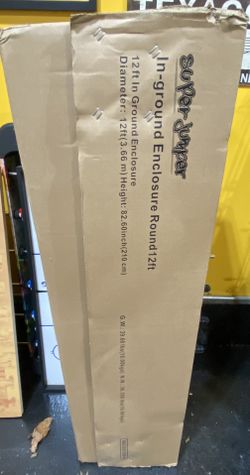 Super Jumper In Ground Enclosure Round 12 Ft Trampoline Net