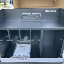 New Power tool storage station with power strip built in and mounting brackets $150 firm Lakeland  30x24x12