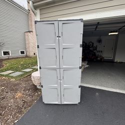 Rubbermaid Double-Door Garage Storage Cabinet – 36" W x 18" D x 72" H