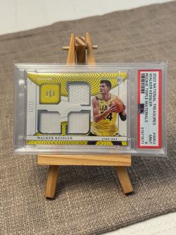 Walker Kessler National Treasures Rookie PSA 9 JAZZ LAKERS