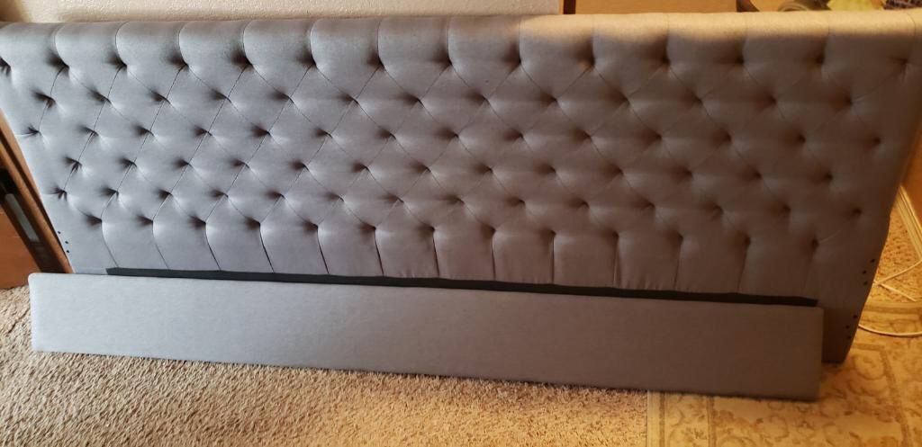 Tufted Daybed headboard and footboard