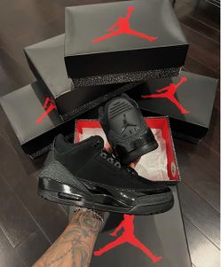 Jordan 3’s Black Cats