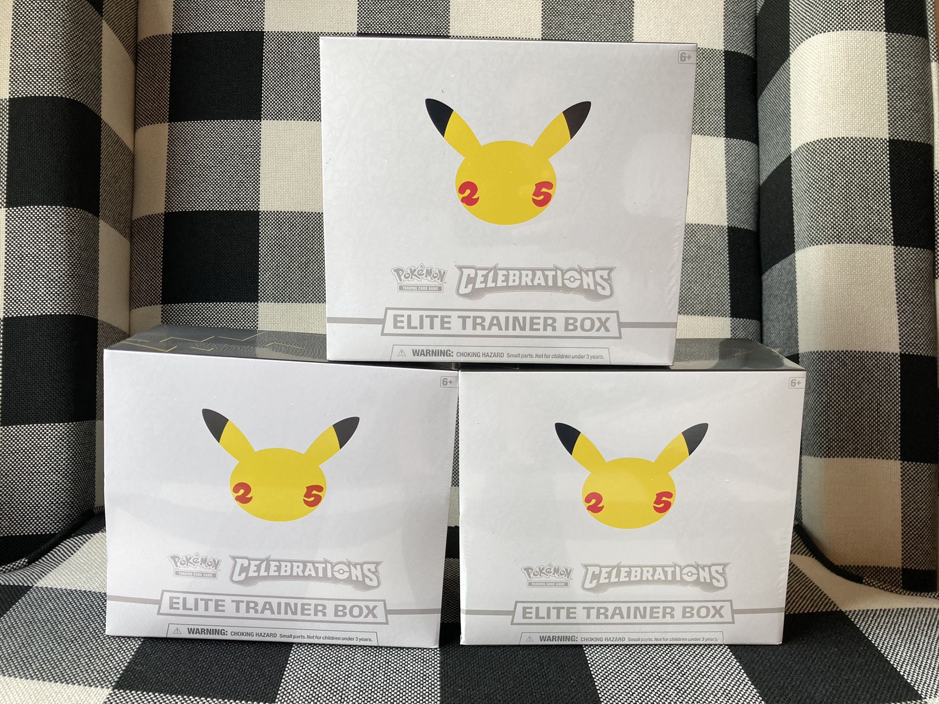 Pokemon Celebrations ETB Elite Trainer Boxes Brand New Factory Sealed
