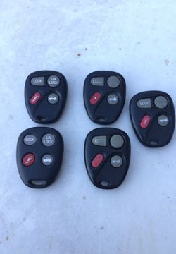 GM car remotes
