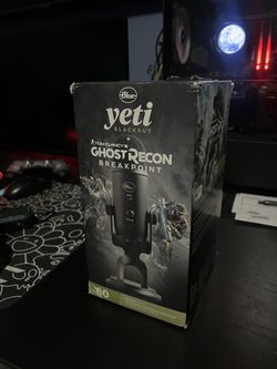 Blue Yeti Blackout Ghost Recon Edition Mic