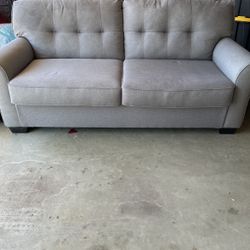 Grey Sleeper Couch full size 