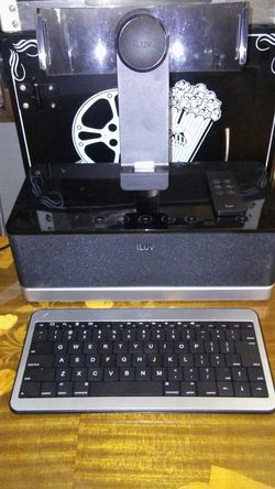 Keyboard radio for an Apple what iPad control