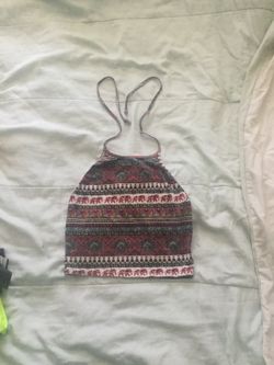 Tribal crop top