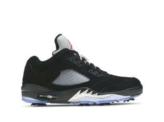 Used - Like new 2020 Air Jordan 5 Low Golf 'Black Metallic' Men Sz. 11