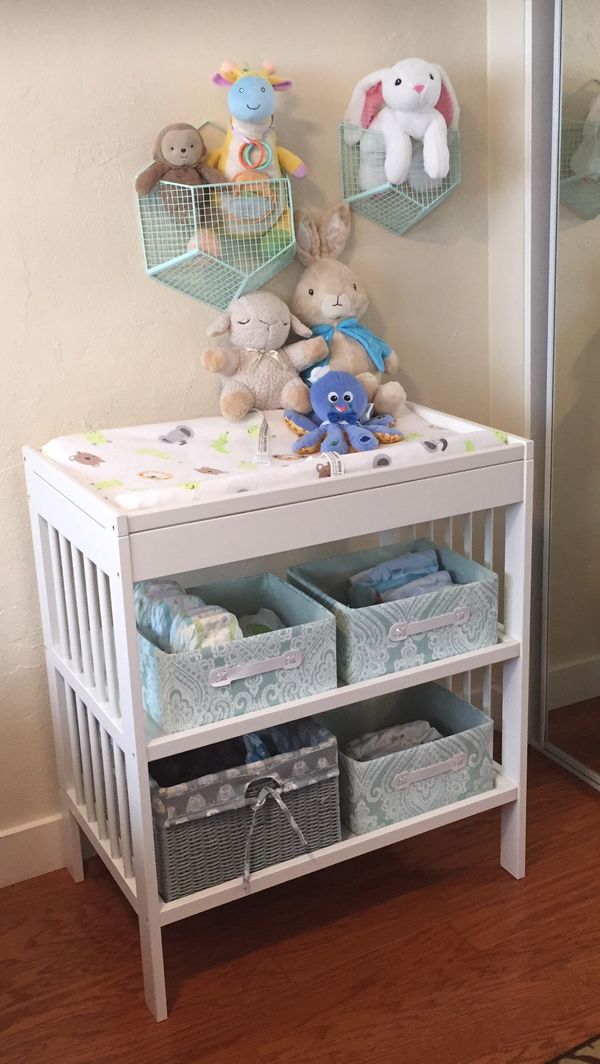 An Ikea Gulliver Changing Table With Lots Of Extras For Sale In Portland Or Offerup